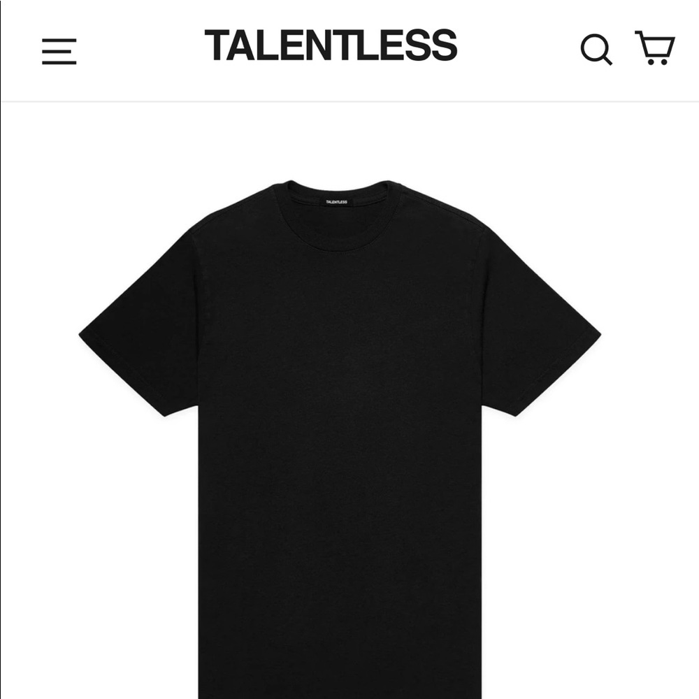 Talentless Men’s Pitch Black Tee